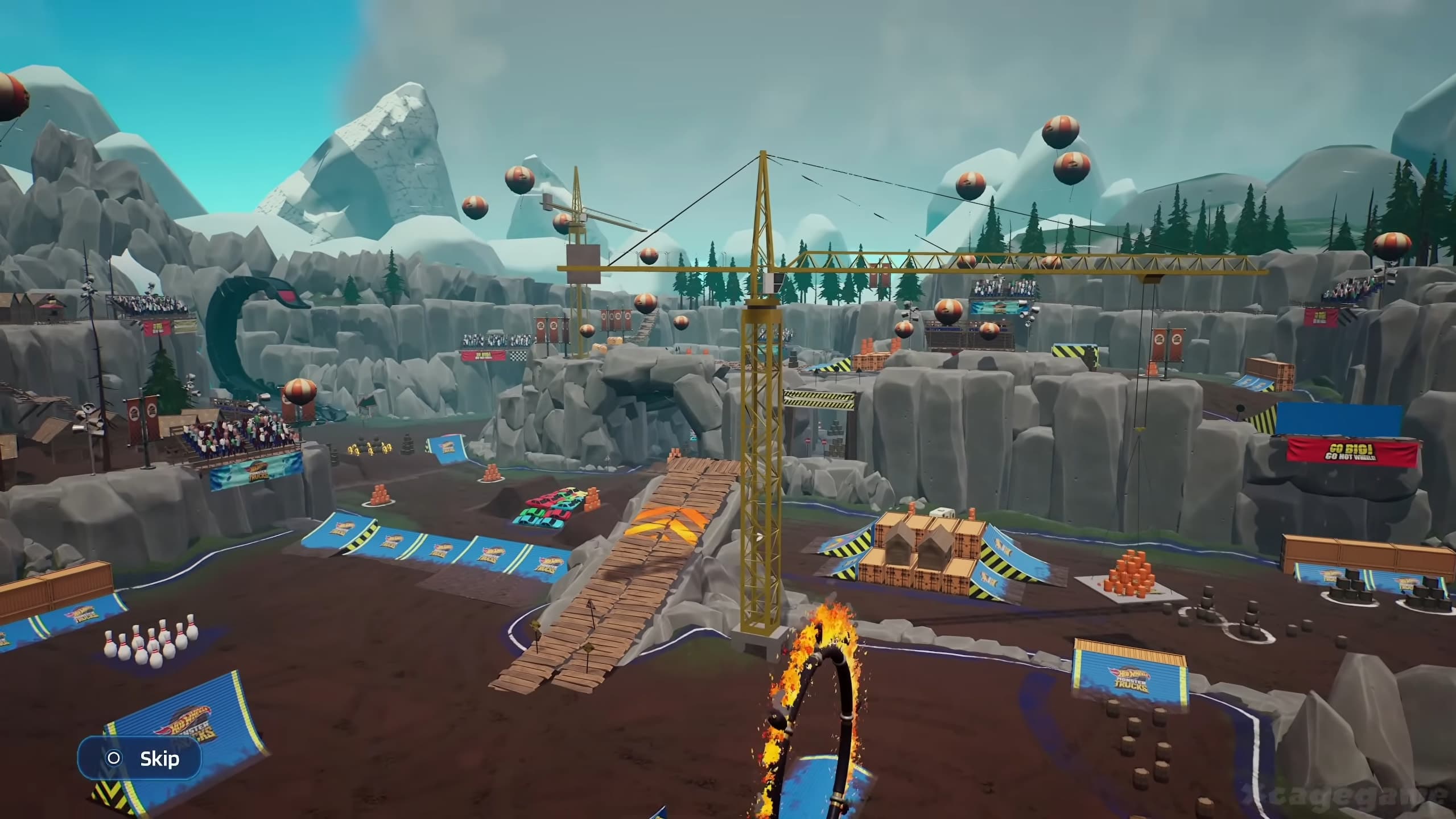 Hot Wheels Monster Trucks: Stunt Mayhem™ – in-game screenshot 3