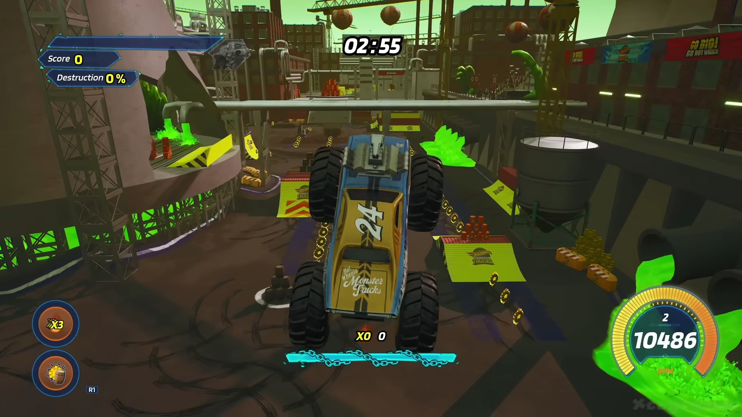 Hot Wheels Monster Trucks: Stunt Mayhem™ – in-game screenshot 4