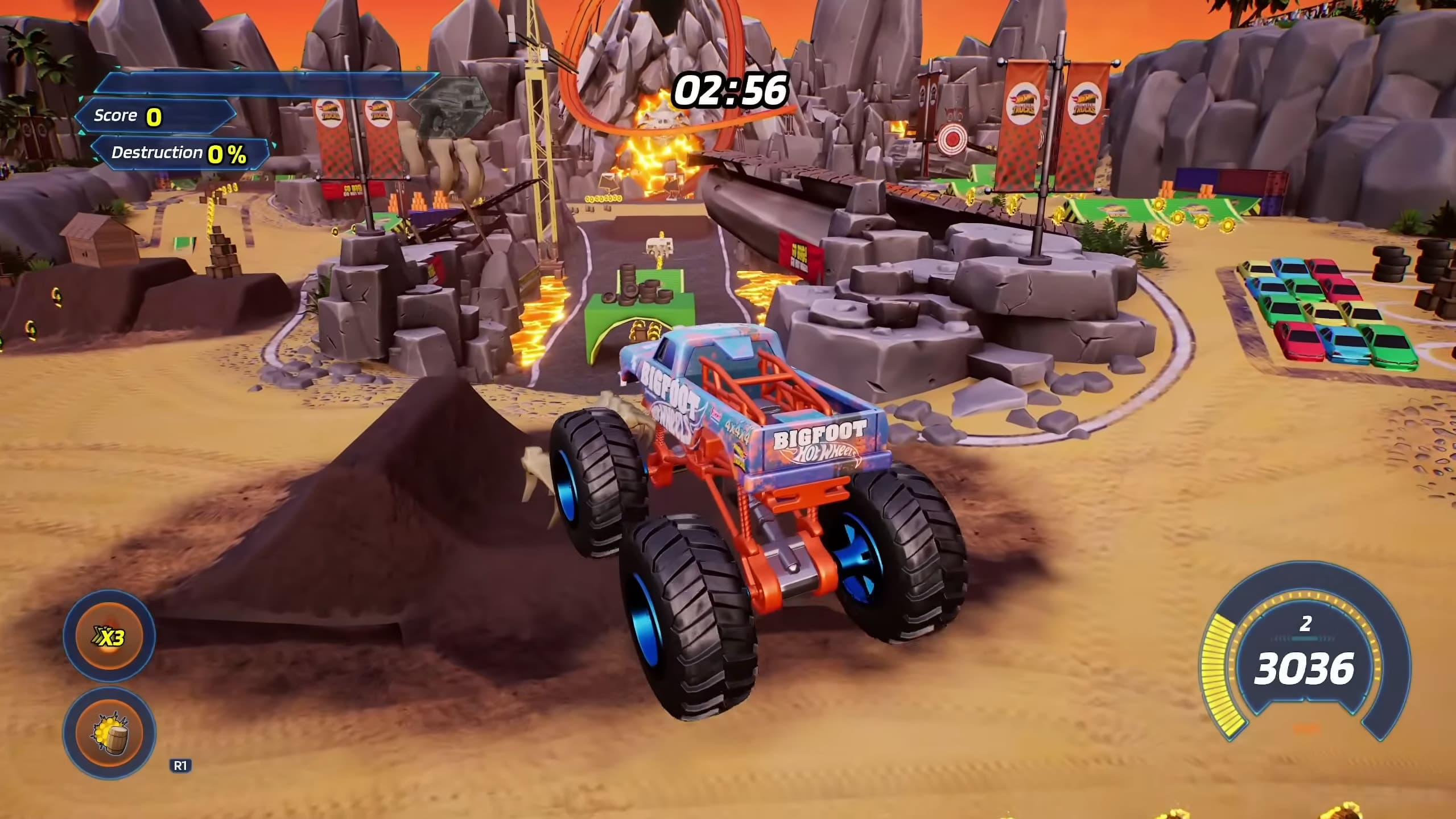 Hot Wheels Monster Trucks: Stunt Mayhem™ – in-game screenshot 5